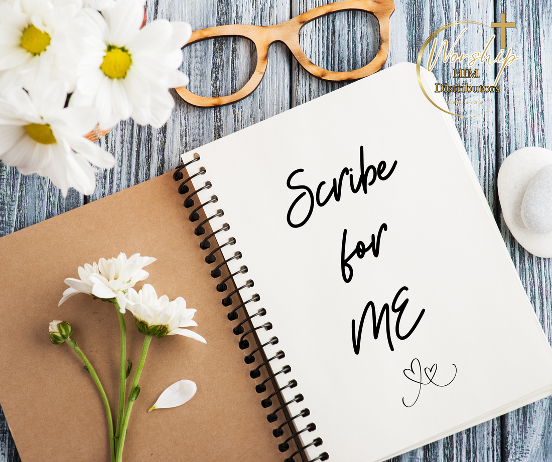 Scribe For Me - Sacred poetry about being called to write God's words, created in the secret place to honor our King, Bridegroom and Lord