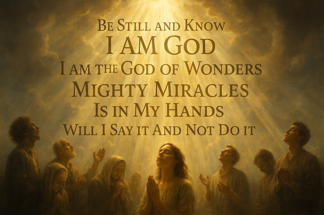 Be Still And Know I Am God