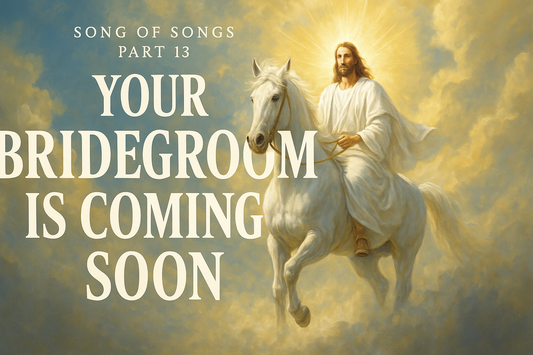 Your Bridegroom Is Coming Soon blog header representing Song of Songs Part 13 about Christ's return and the Second Coming
